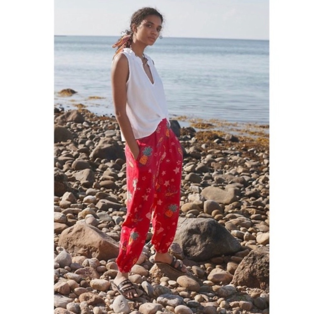 NWT FARM Rio Anthropologie Teresita Berry Joggers